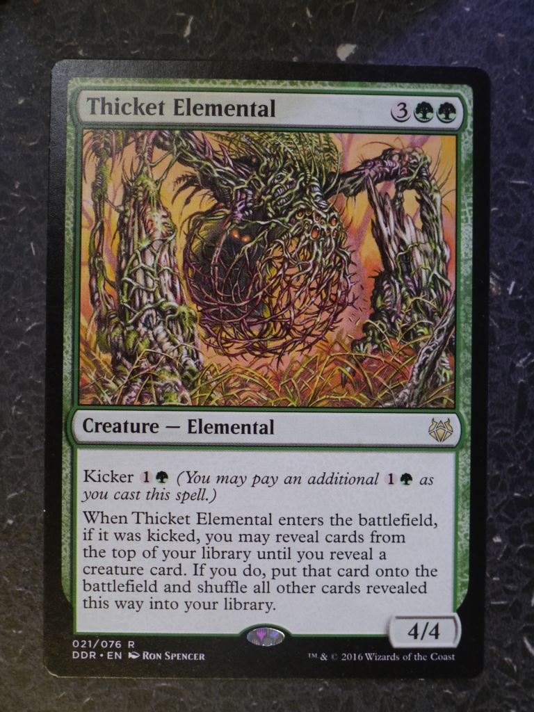 MTG Magic Cards: THICKET ELEMENTAL RARE # 6H73