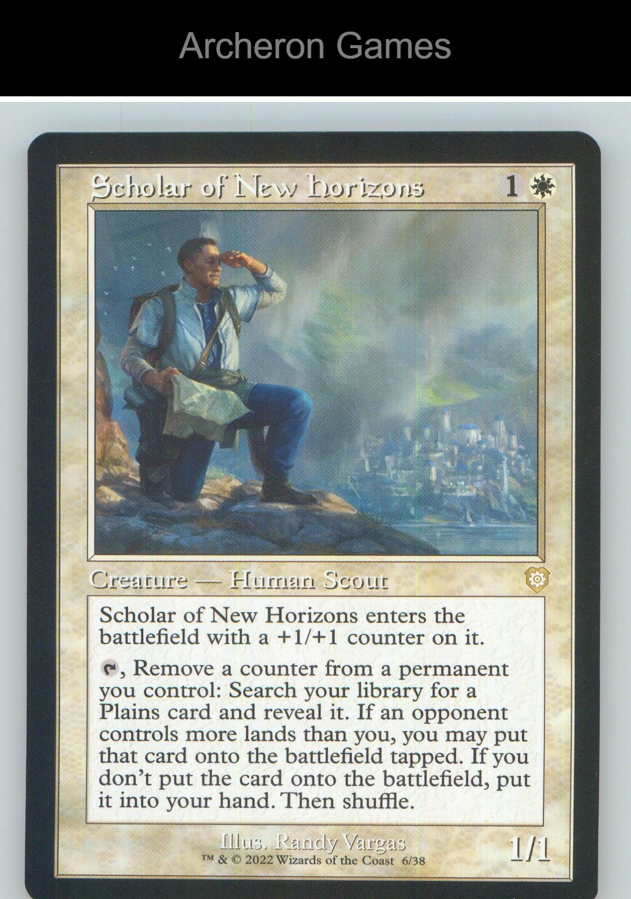 Scholar of New Horizons (Retro Frame) BRC 6 R MTG Card NM/EX+