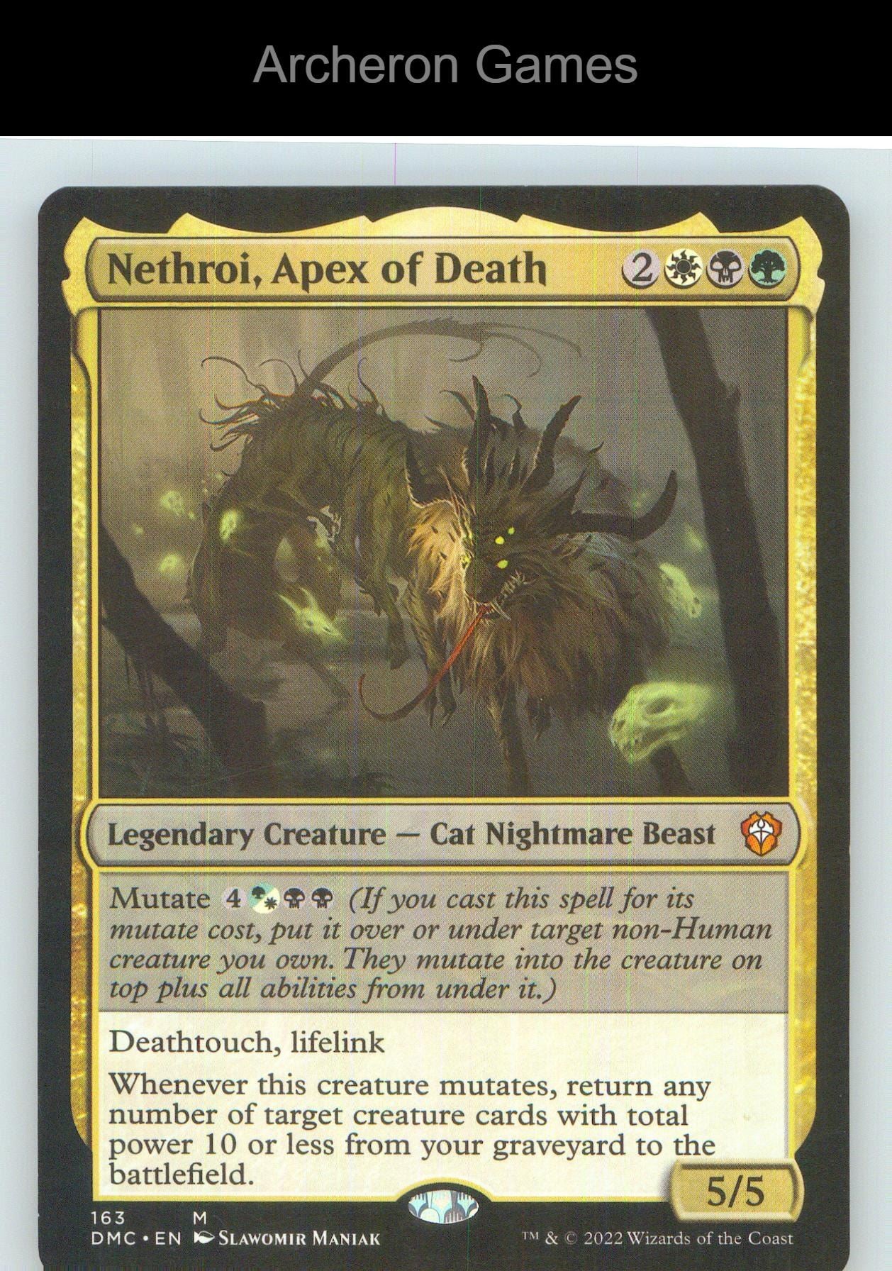 Nethroi, Apex of Death DMC 163 Mythic MTG Card NM/EX+