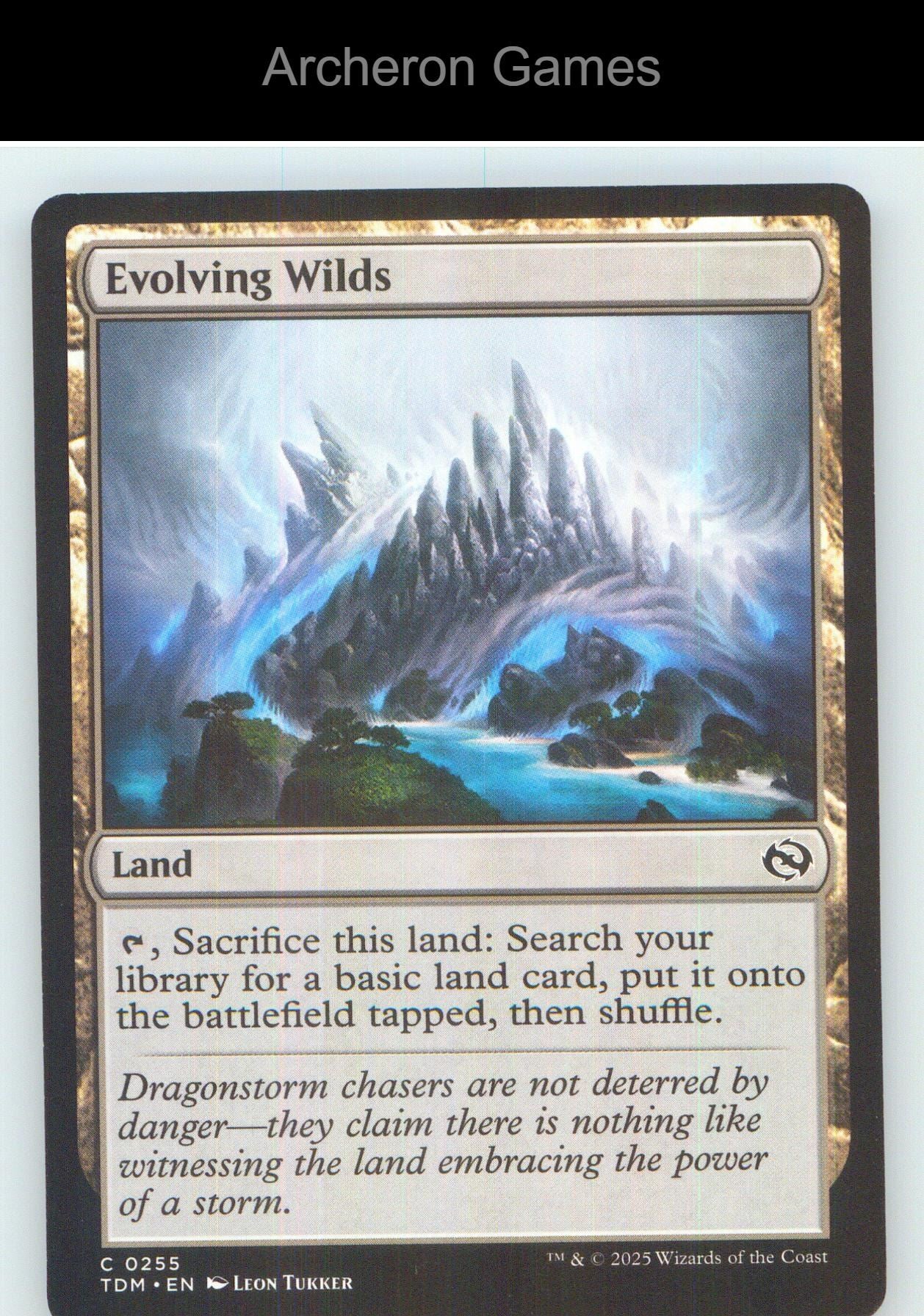 Evolving Wilds TDM 255 C MTG Card NM/EX+
