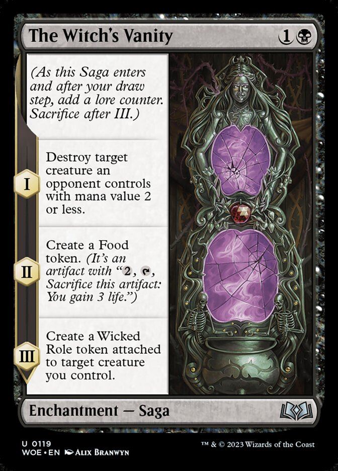 The Witch's Vanity - Wilds of Eldraine woe