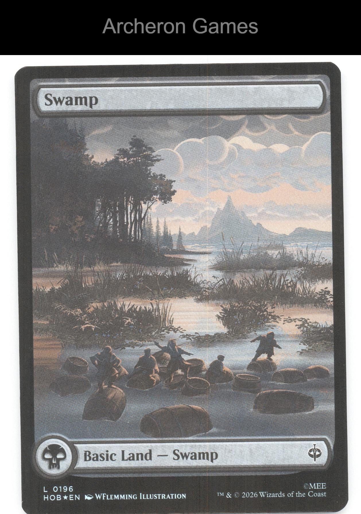 Swamp (0196) HOB 196 Land MTG Card The Hobbit
