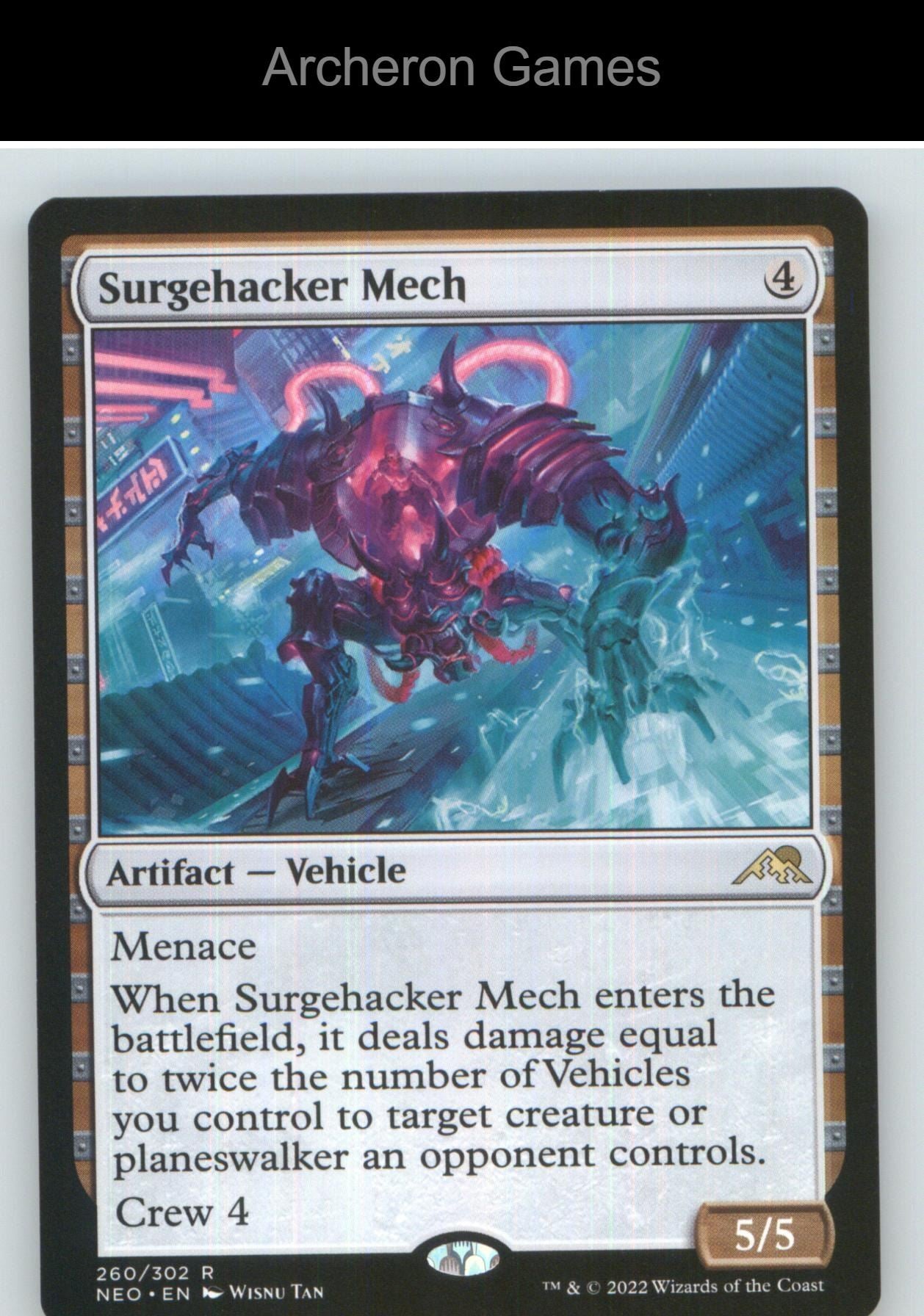 Surgehacker Mech NEO 260 R MTG Card NM/EX+