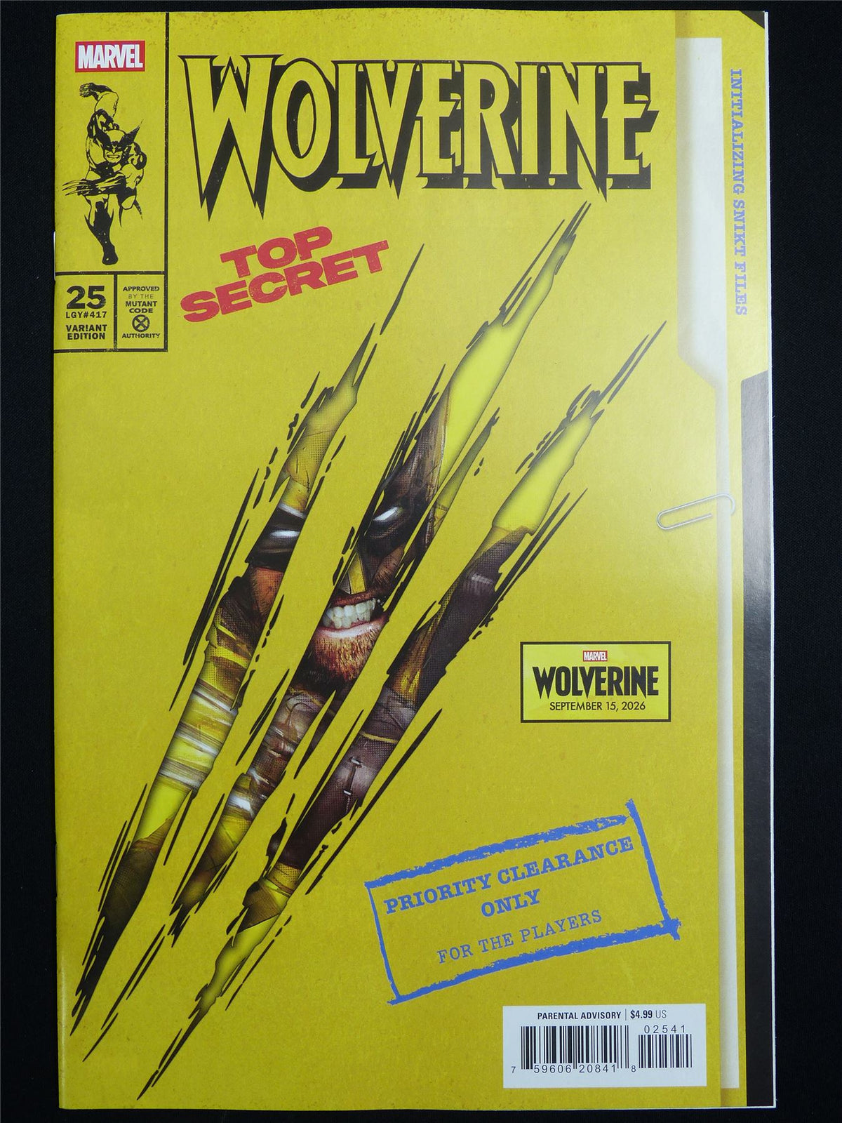 WOLVERINE #25 Cvr D - Oct 2026 Marvel Comic #341