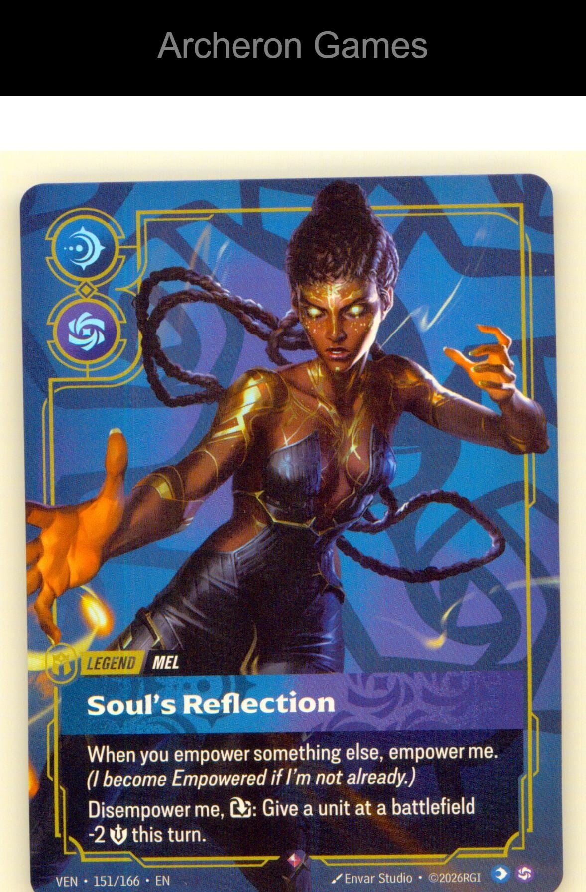 Mel - Soul's Reflection VEN 151/166 R Vendetta Riftbound Card