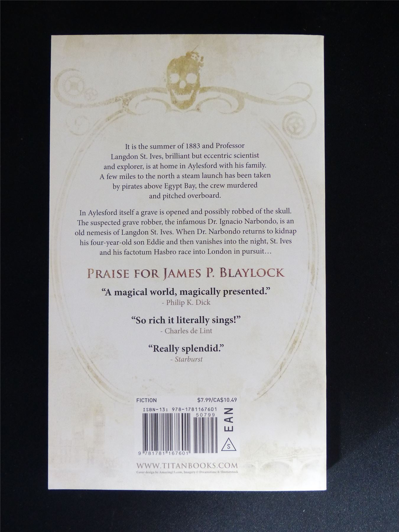 The Aylesford Skull - Titan Novel Book Softback #7Q