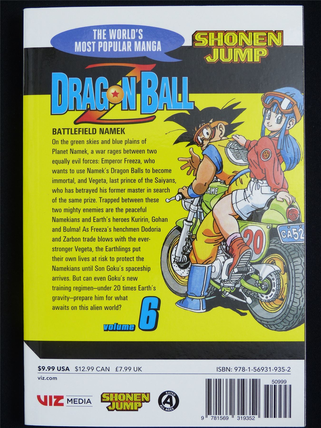 Dragon Ball Z volume 6 - Viz Manga #463