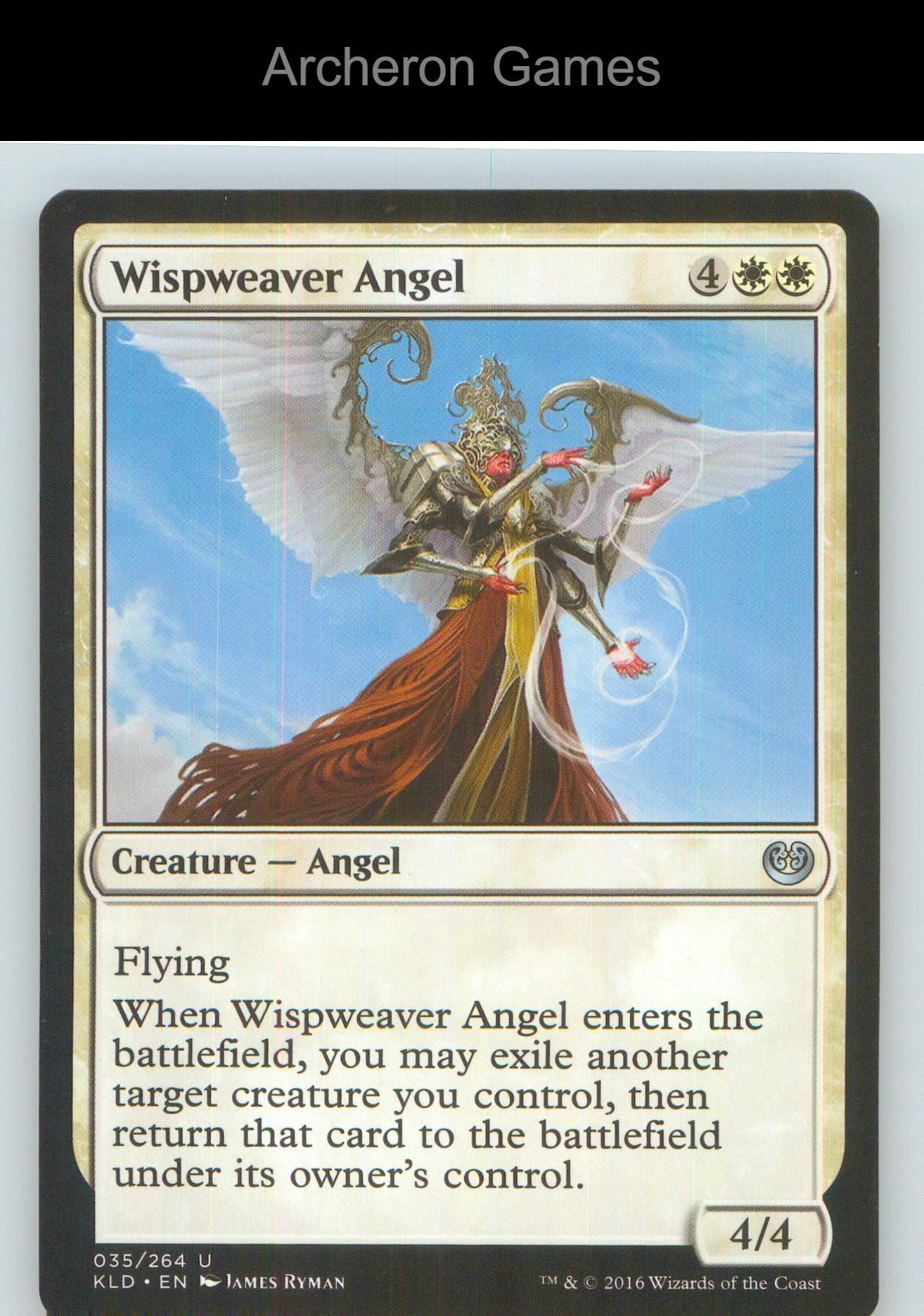 Wispweaver Angel KLD 35 UC MTG Card NM/EX+