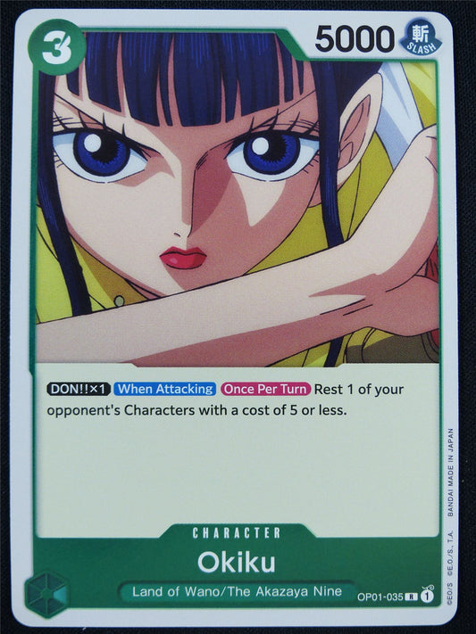 Okiku OP01-035 R - One Piece Card #2LQ