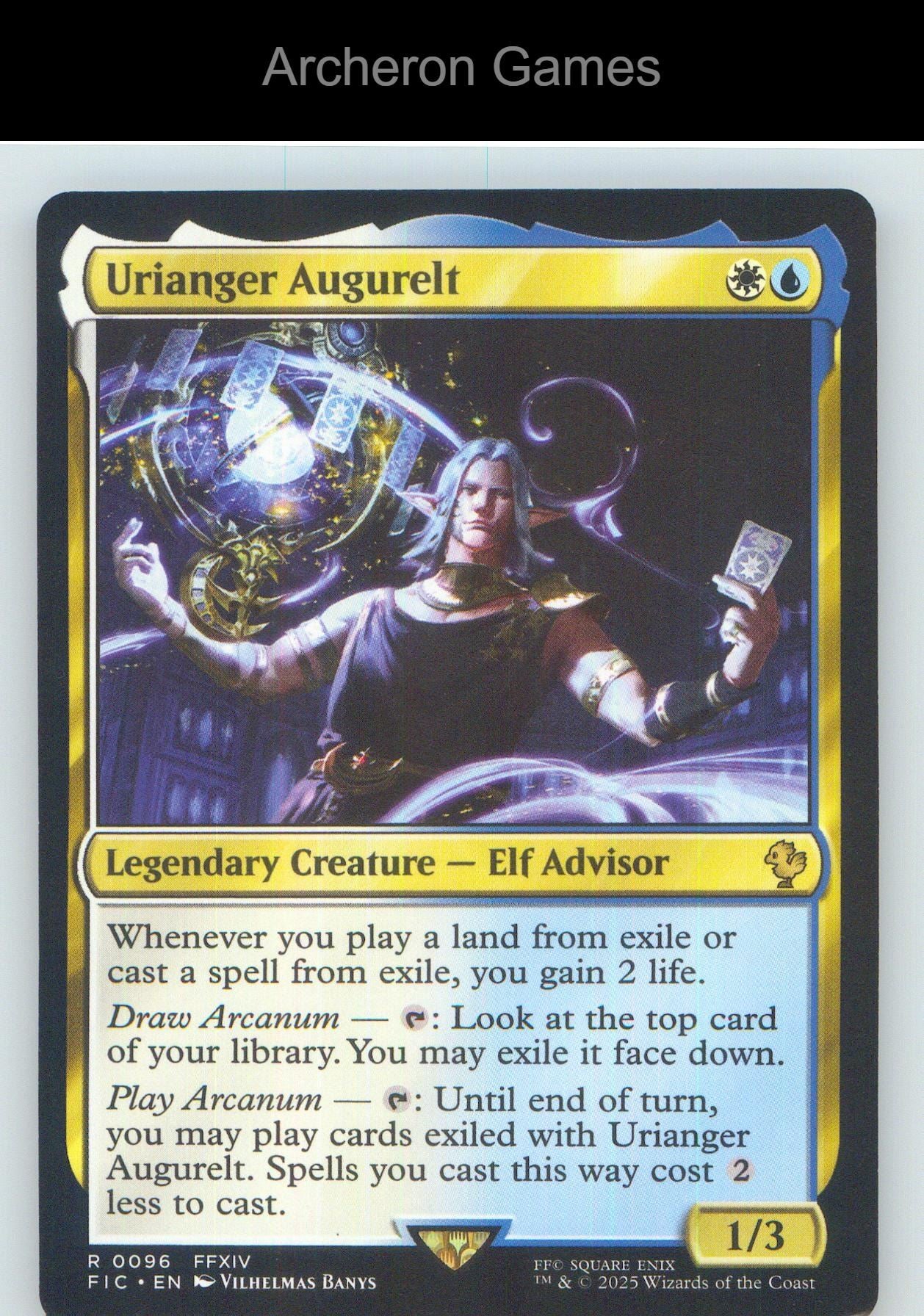 Urianger Augurelt FIC 96 R MTG Card NM/EX+
