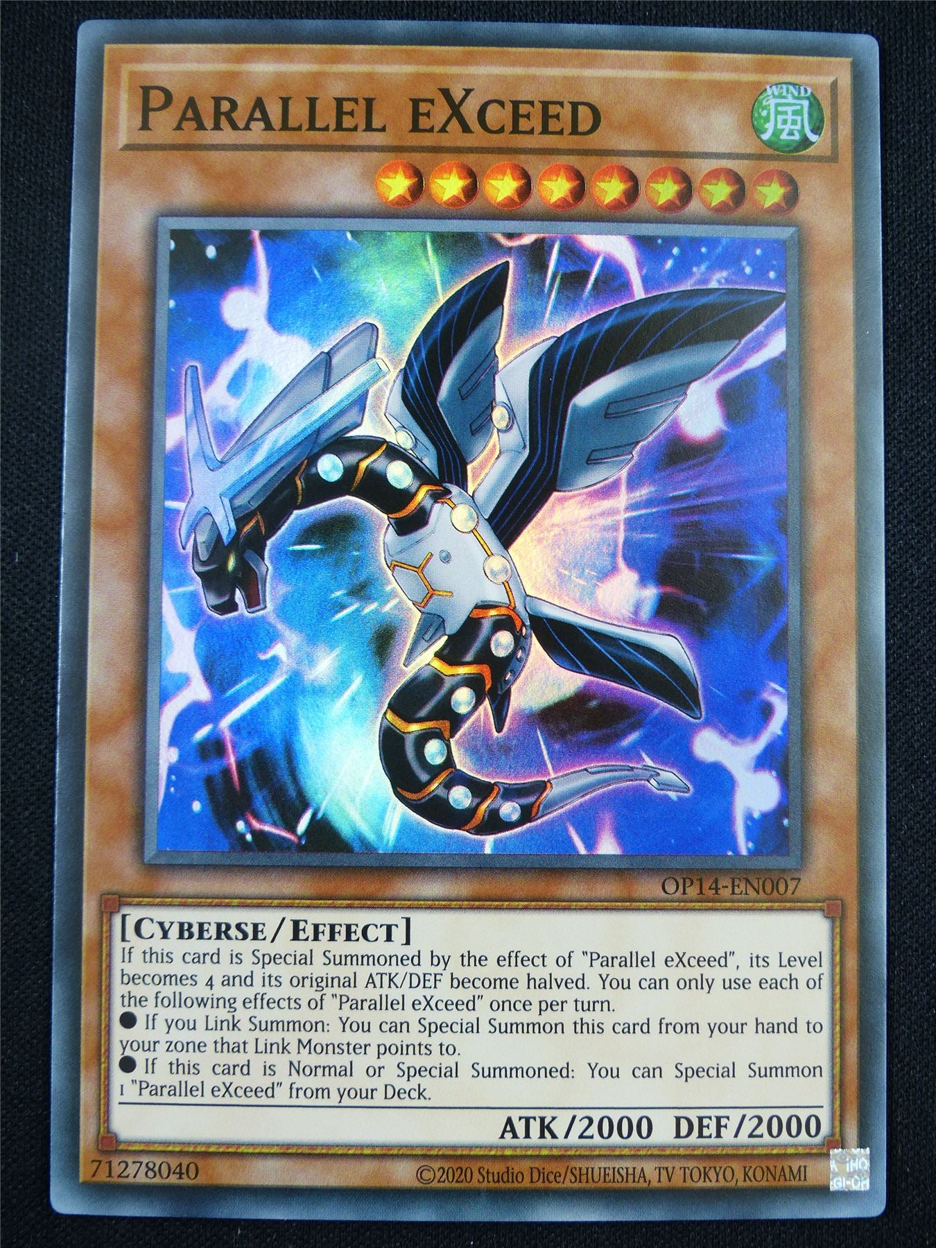 Parallel Exceed OP14 Super Rare - Yugioh Card #4Y