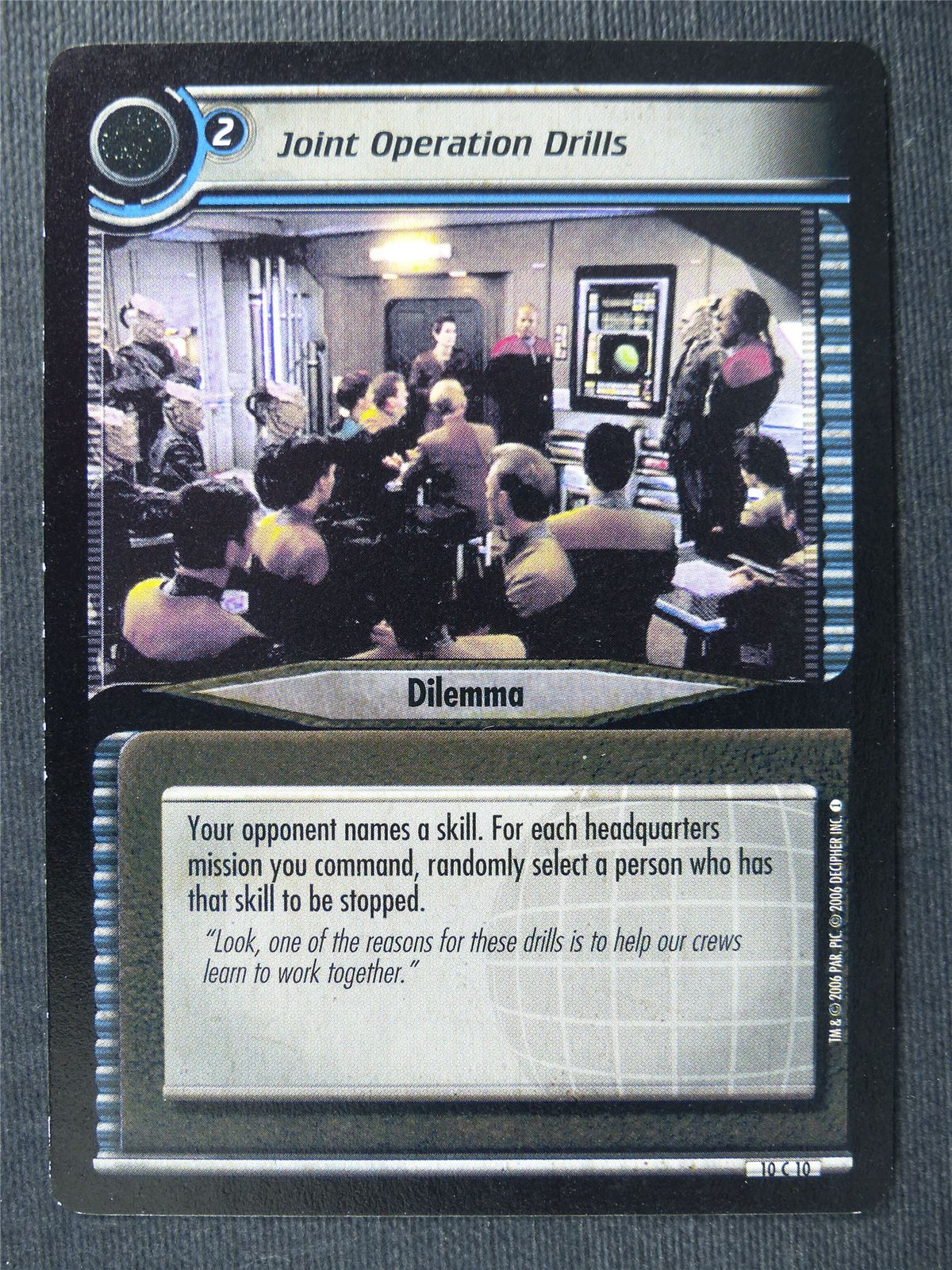 Joint Operation Drills - Star Trek Cards #UZ