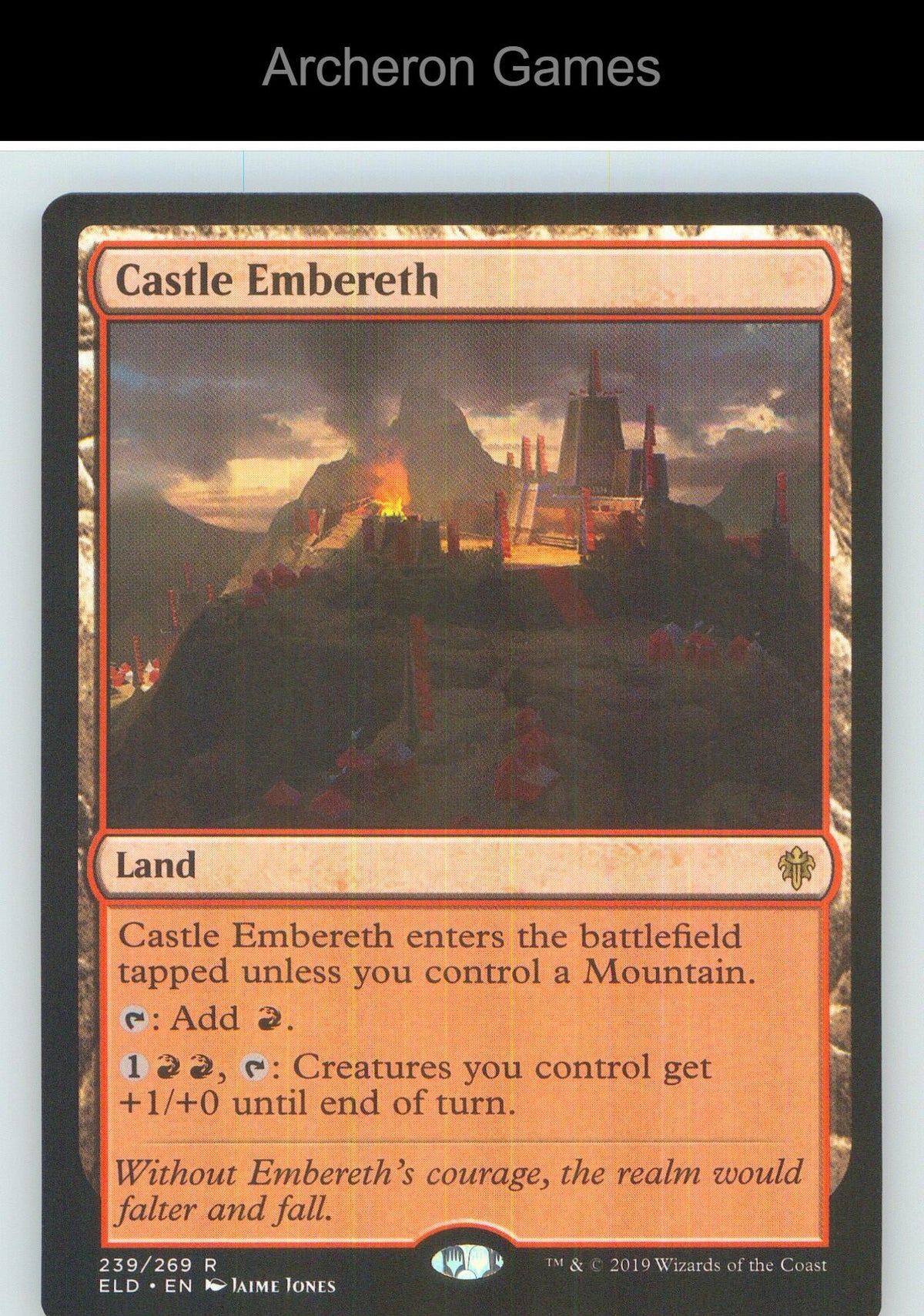 Castle Embereth ELD 239 R MTG Card NM/EX+