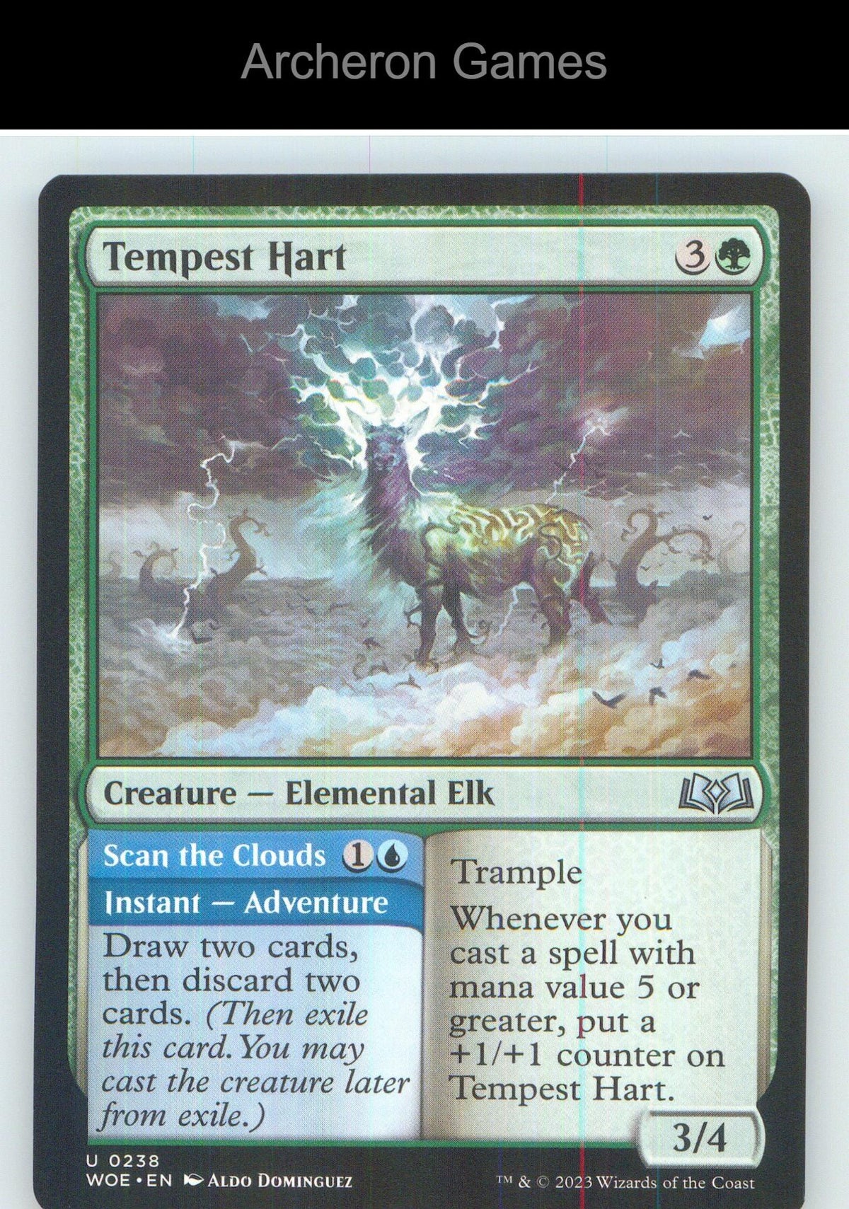Tempest Hart WOE 238 UC MTG Card NM/EX+