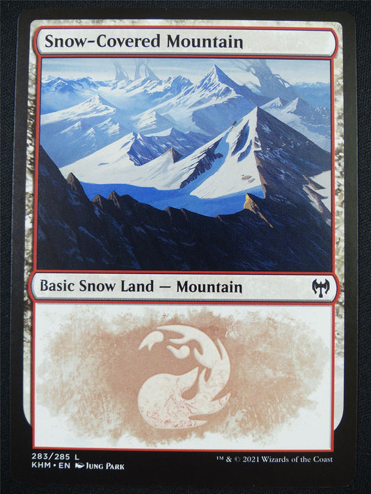 Snow-Covered Mountain 283/285 - KHM - Mtg Card #5CX