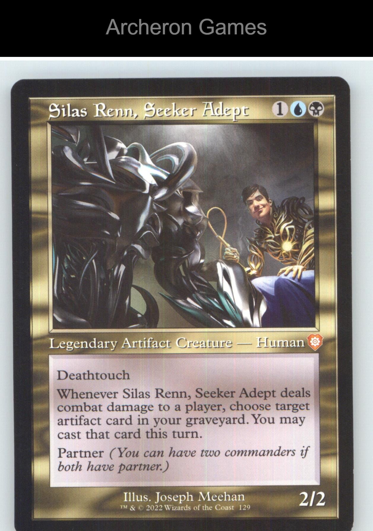 Silas Renn, Seeker Adept (Retro Frame) BRC 129 Mythic MTG Card NM/EX+