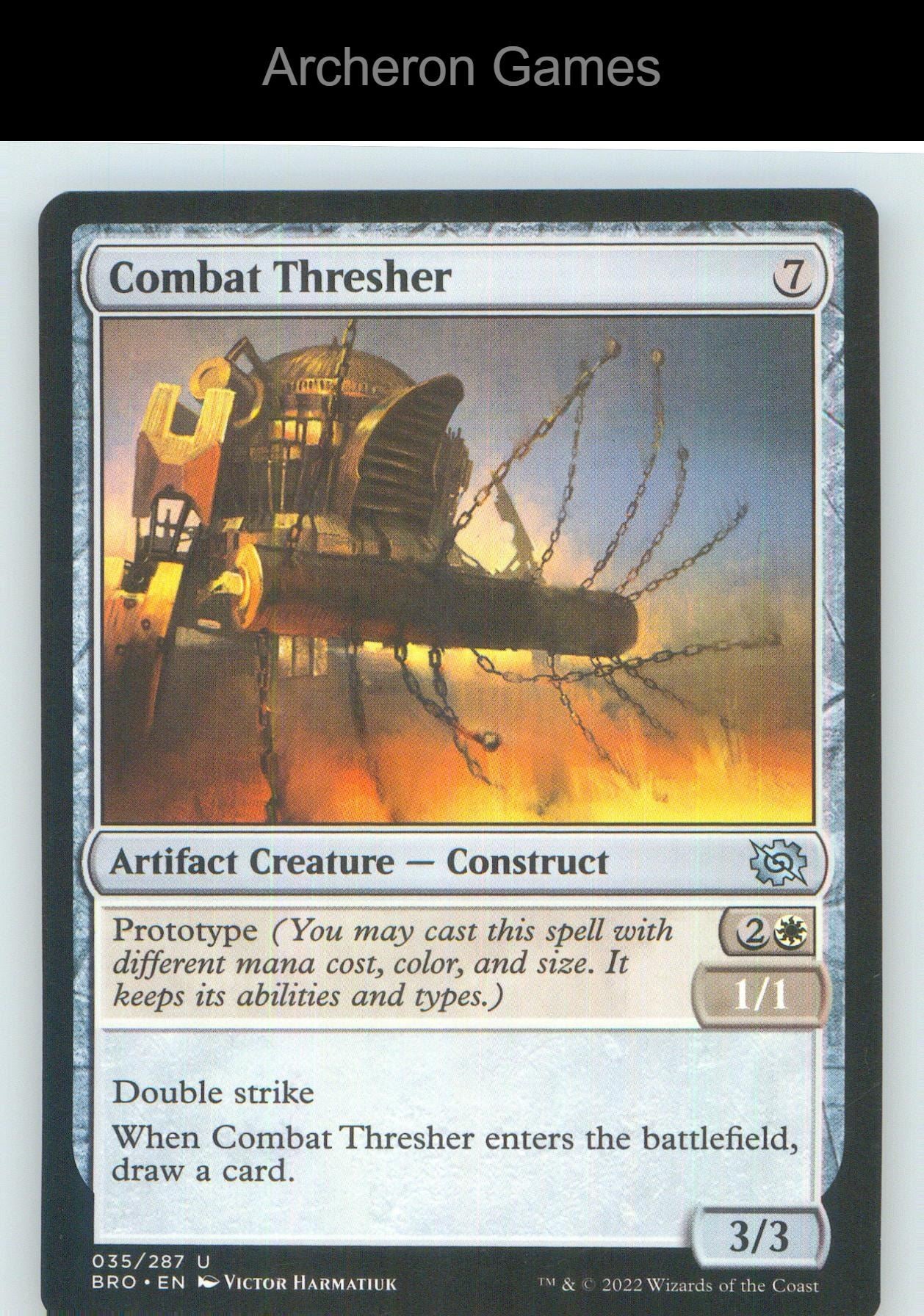 Combat Thresher BRO 35 UC MTG Card NM/EX+