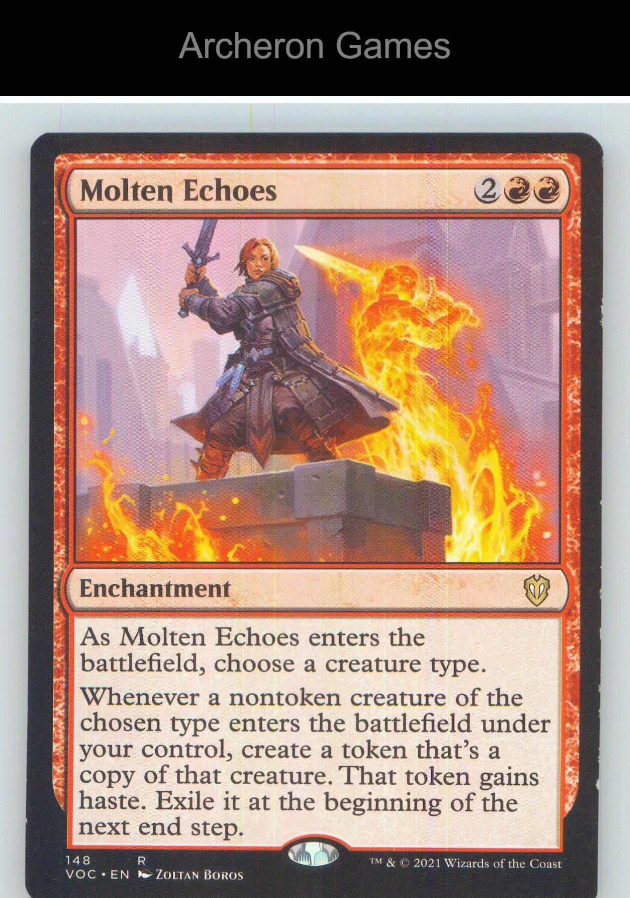 Molten Echoes VOC 148 R MTG Card NM/EX+