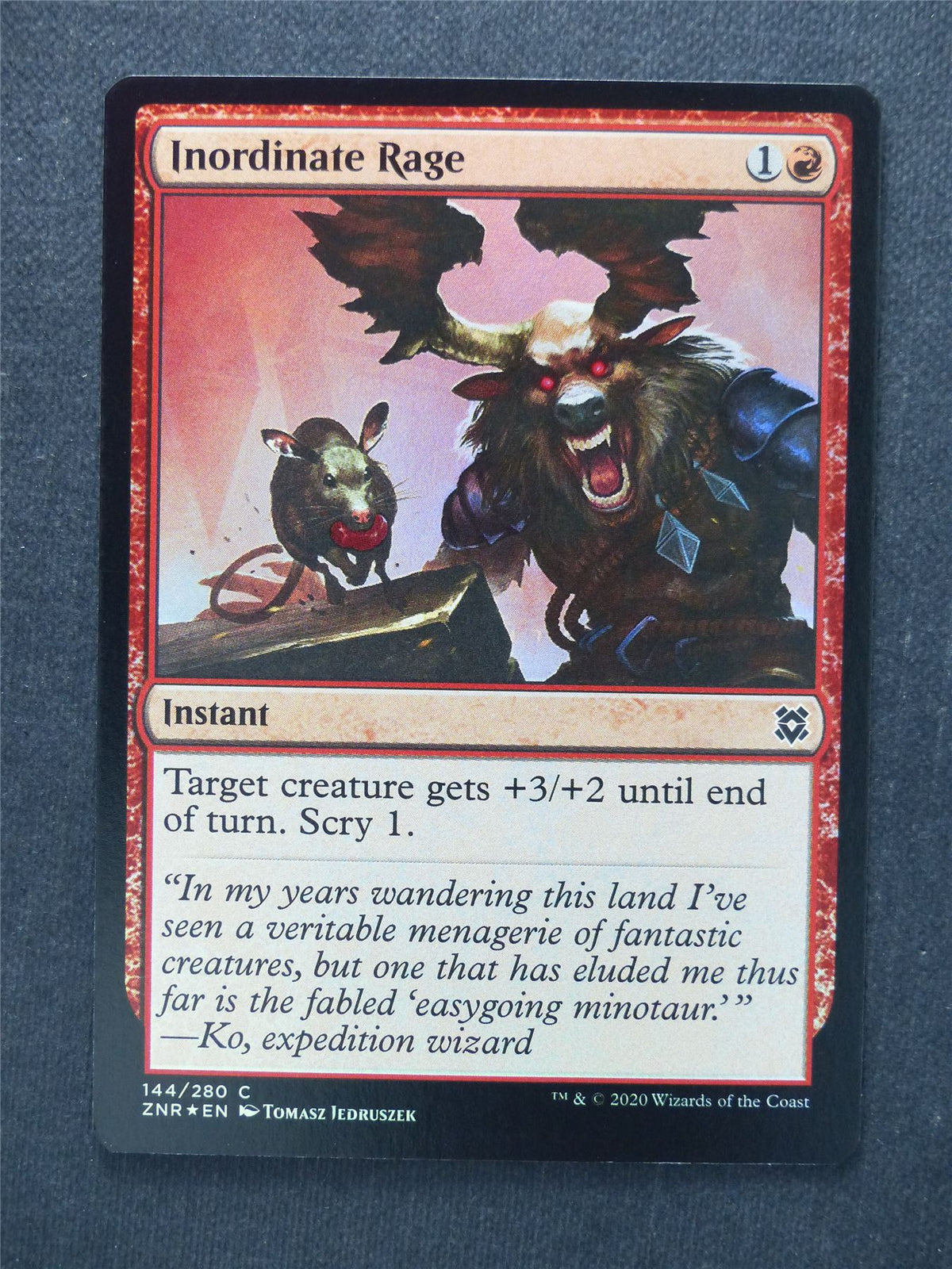 Inordinate Rage Foil - Mtg Magic Cards #R4