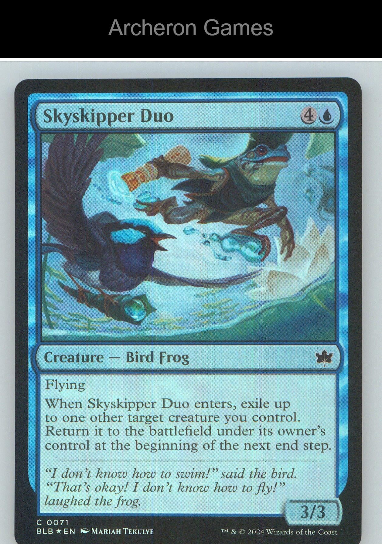 Skyskipper Duo BLB 71 C MTG Card NM/EX+ Foil