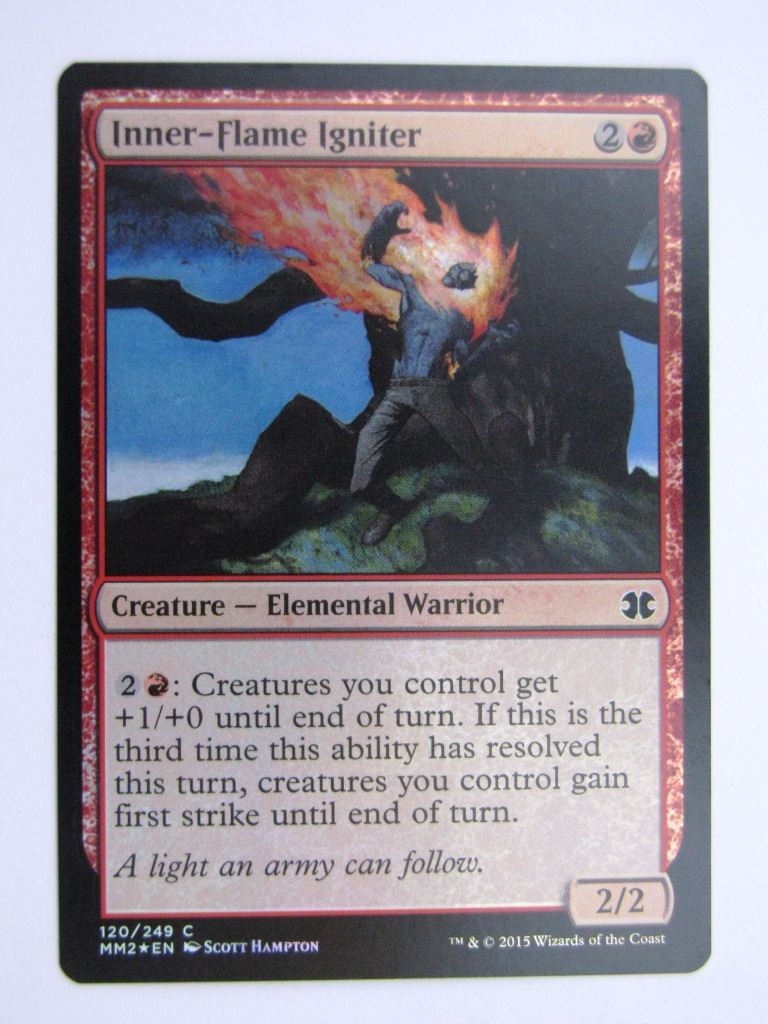 MTG MODERN MASTERS TWO FOIL: INNER-FLAME IGNITER # 27J42
