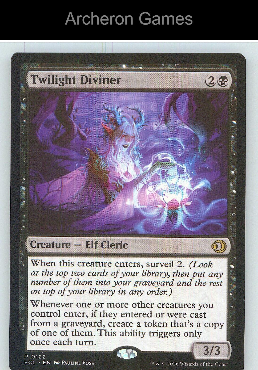 Twilight Diviner ECL 122 R MTG Card NM/EX+