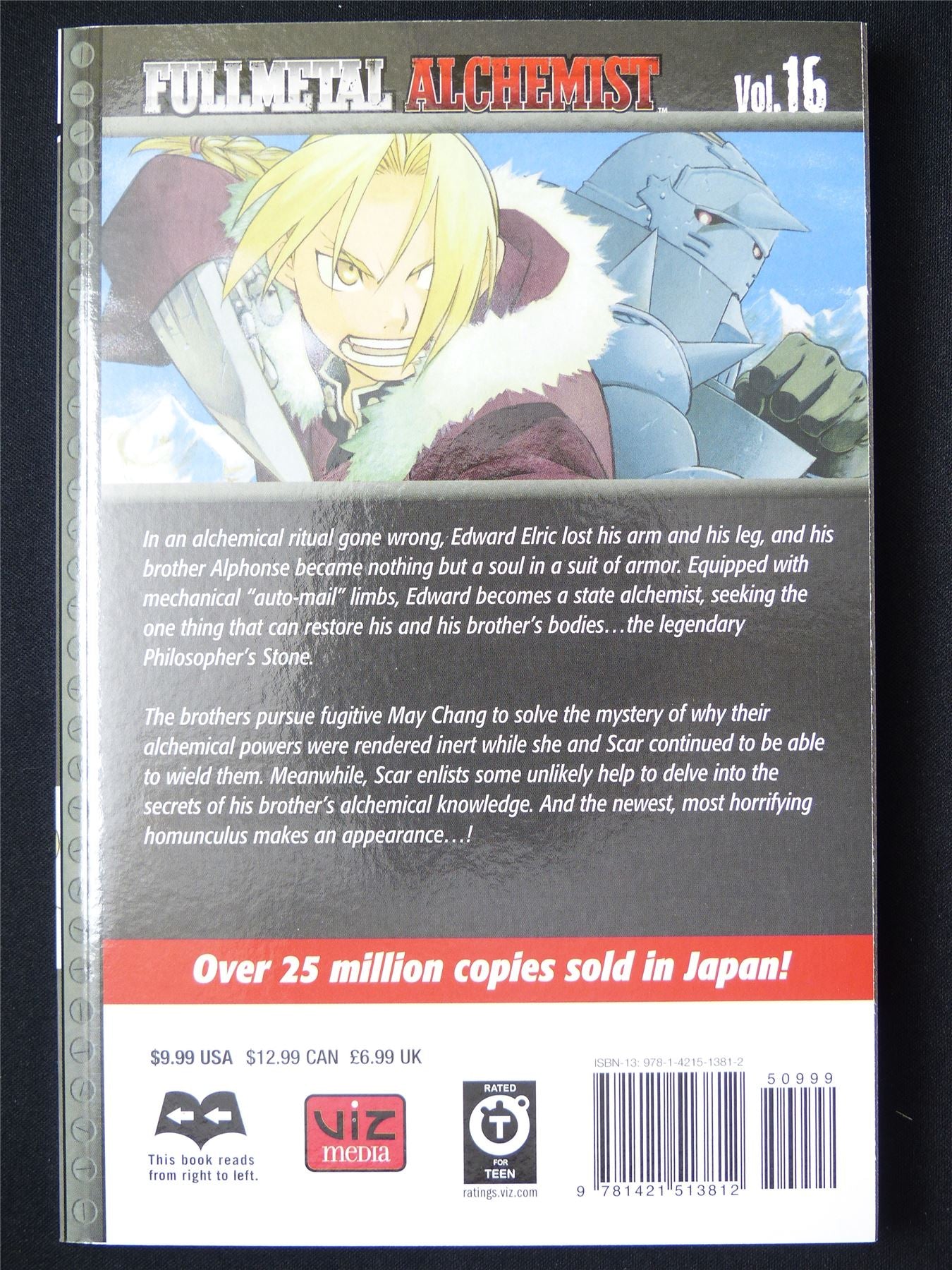 Full Metal Alchemist Volume 16 - Viz Media Manga #1AG