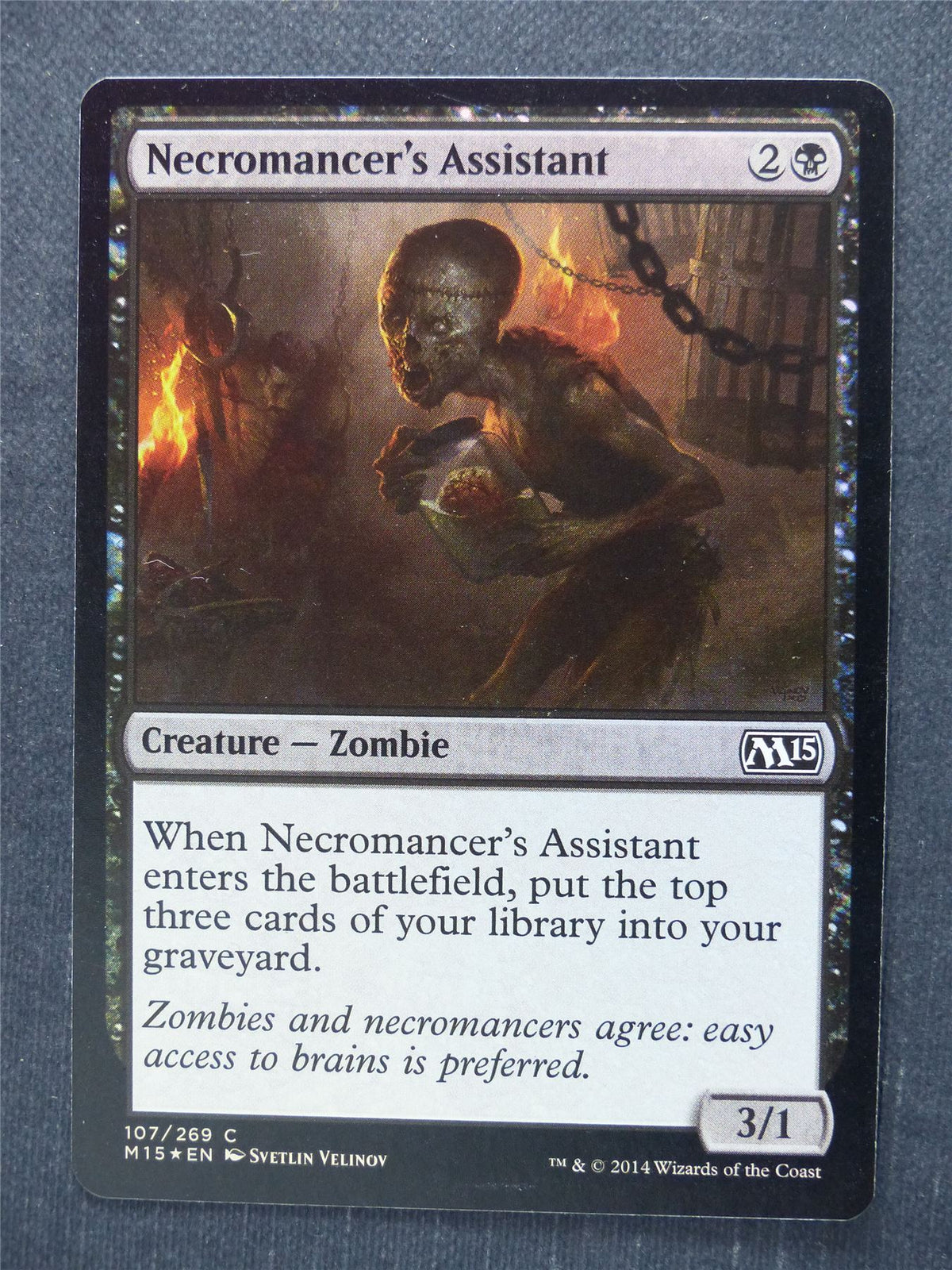 Necromancer's Assistant Foil - Mtg Magic Cards #NY