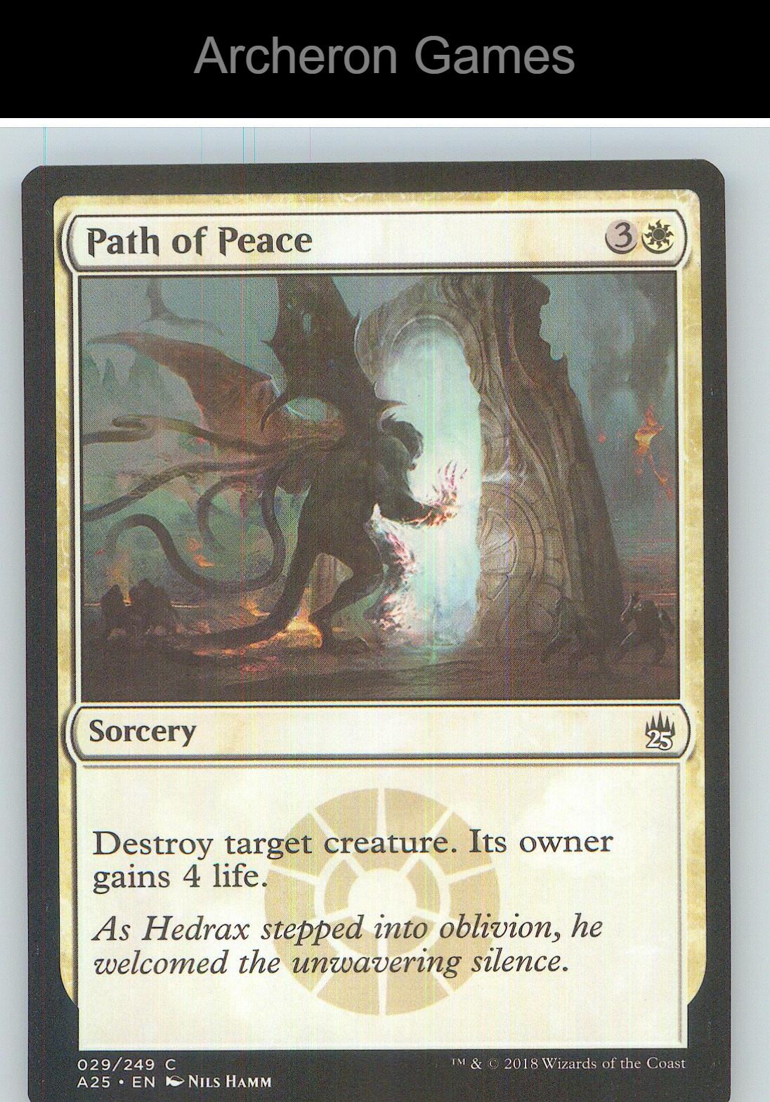 Path of Peace A25 29 C MTG Card NM/EX+