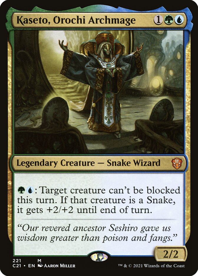 Mtg: C21 : Kaseto Orochi Archmage - - NM