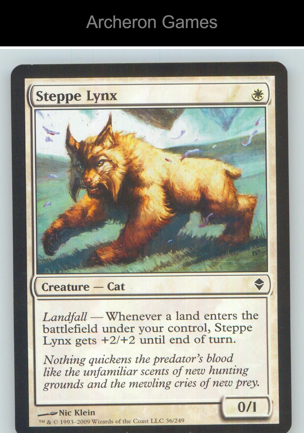 Steppe Lynx ZEN 36 C MTG Card NM/EX+