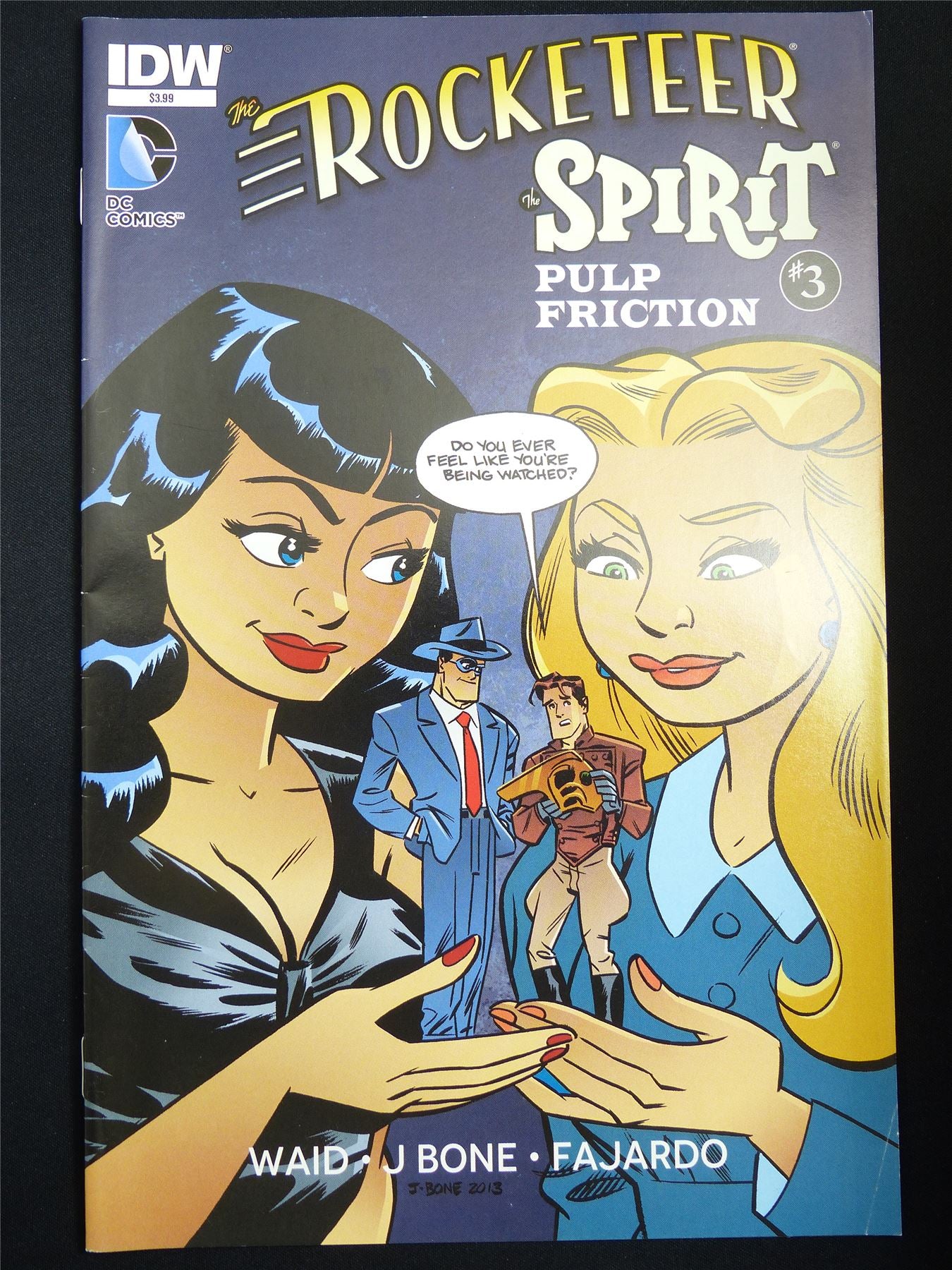 The ROCKETEER/The Spirit: Pulp Friction #3 - B&B IDW DC Comic #2H1