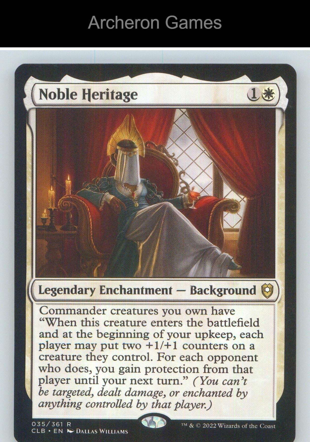 Noble Heritage CLB 35 R MTG Card NM/EX+