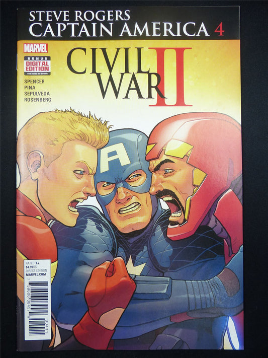 Sam Wilson: CAPTAIN America #14 - Civil War 2 - Marvel Comic #J1