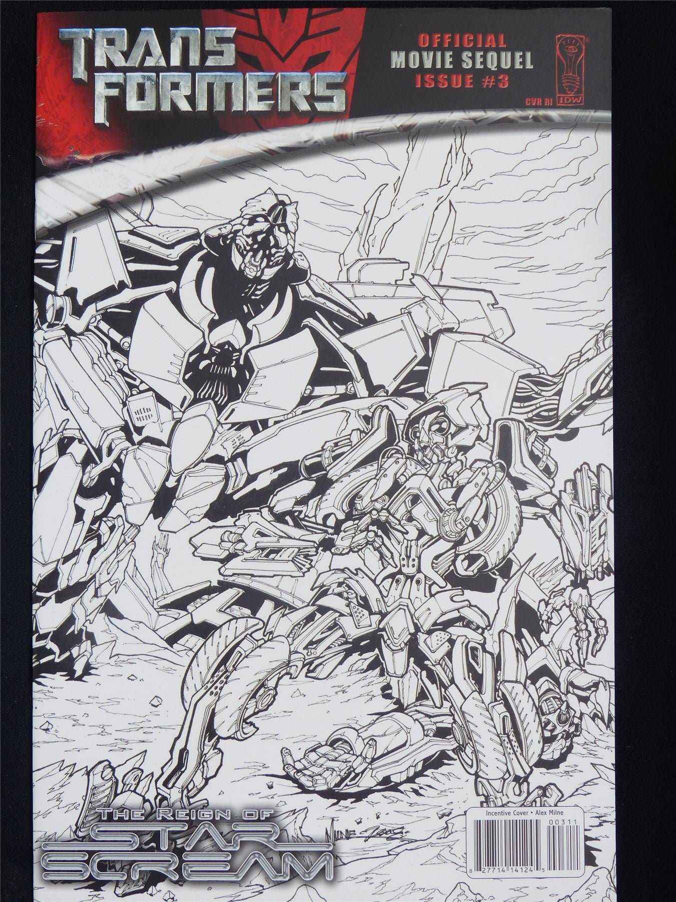 TRANSFORMERS: The Reign of Star Scream #3 Cvr RI - IDW Comic #V6