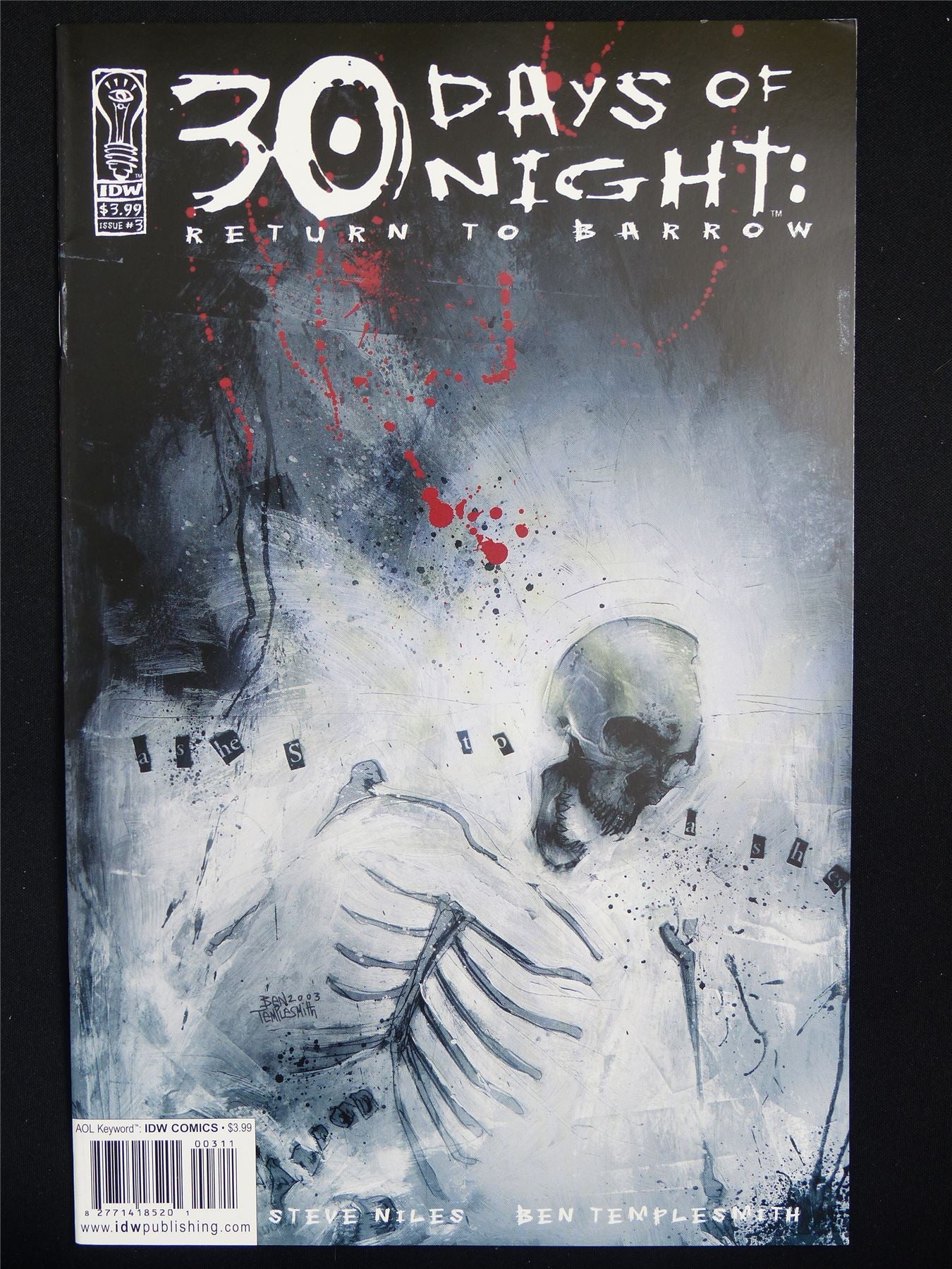 30 Days of Night: Return to Barrow #3 - IDW Comic #31N