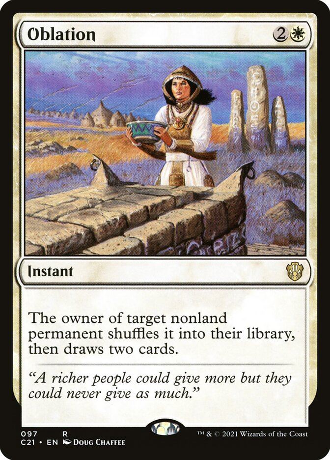 Mtg: C21 : Oblation - - NM