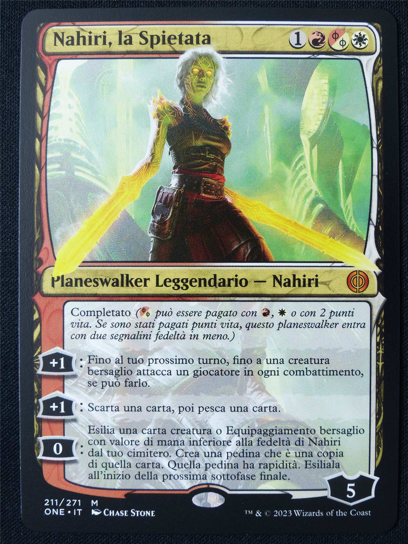 Nahiri the Unforgiving Italian - ONE - Mtg Card #1RO