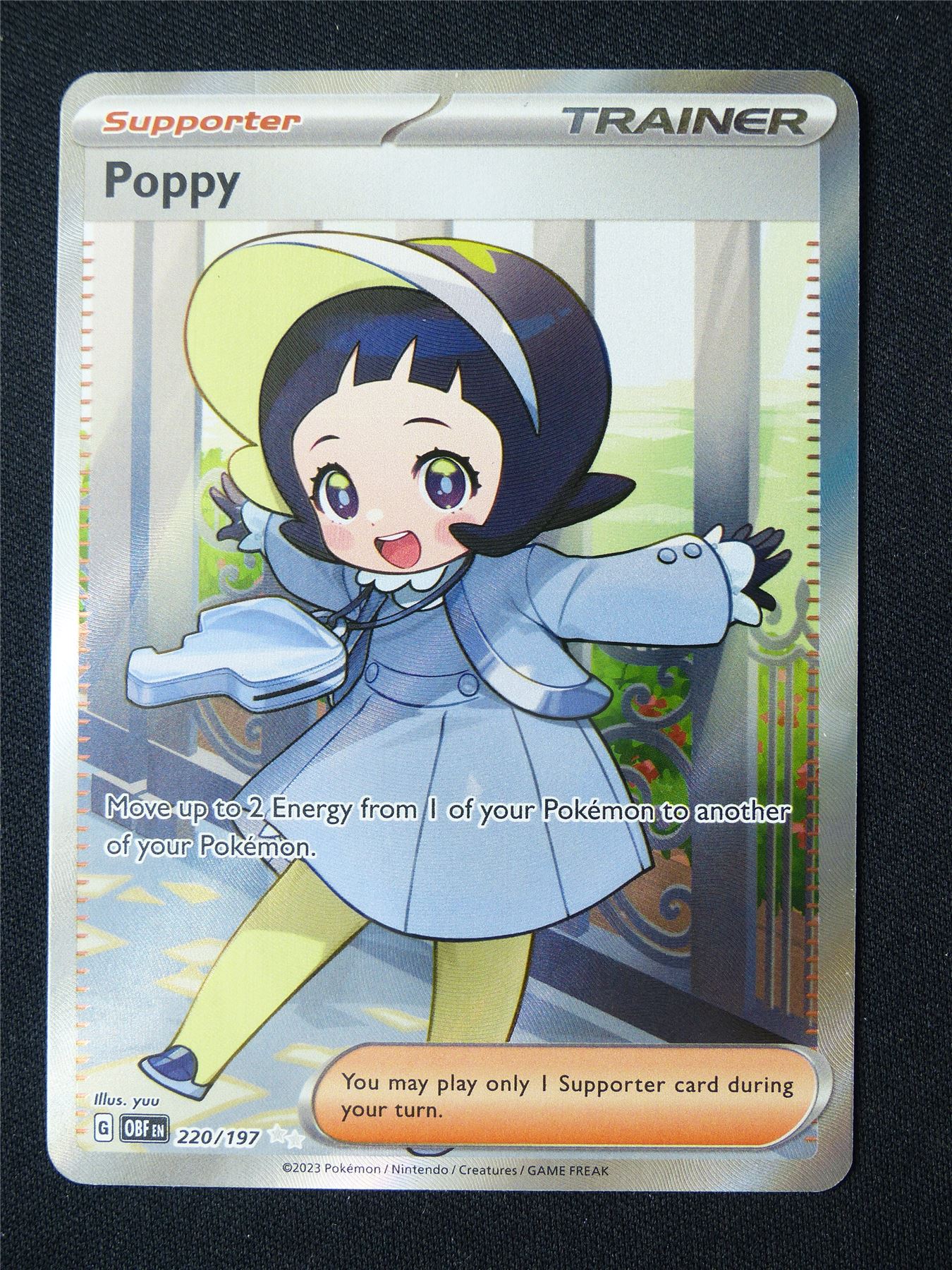 Poppy 220/197 Textured Holo - Pokemon Card #8Z7