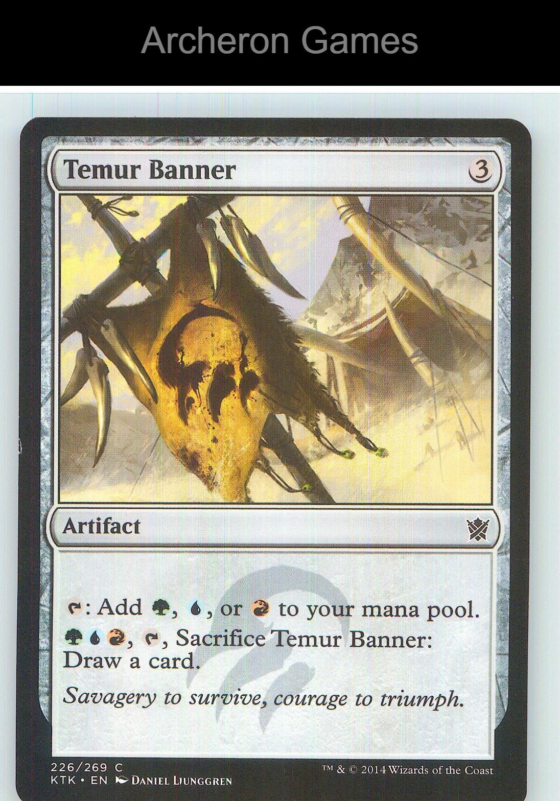 Temur Banner KTK 226 C MTG Card NM/EX+
