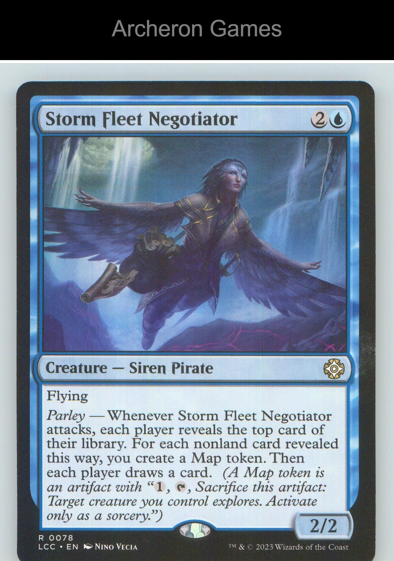 Storm Fleet Negotiator LCC 78 R MTG Card NM/EX+