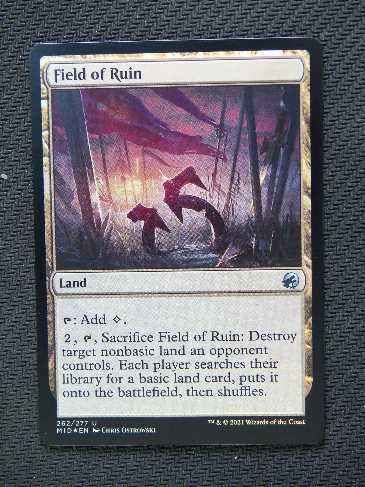 Field of Ruin Foil - Innistrad - Mtg Card #3MN