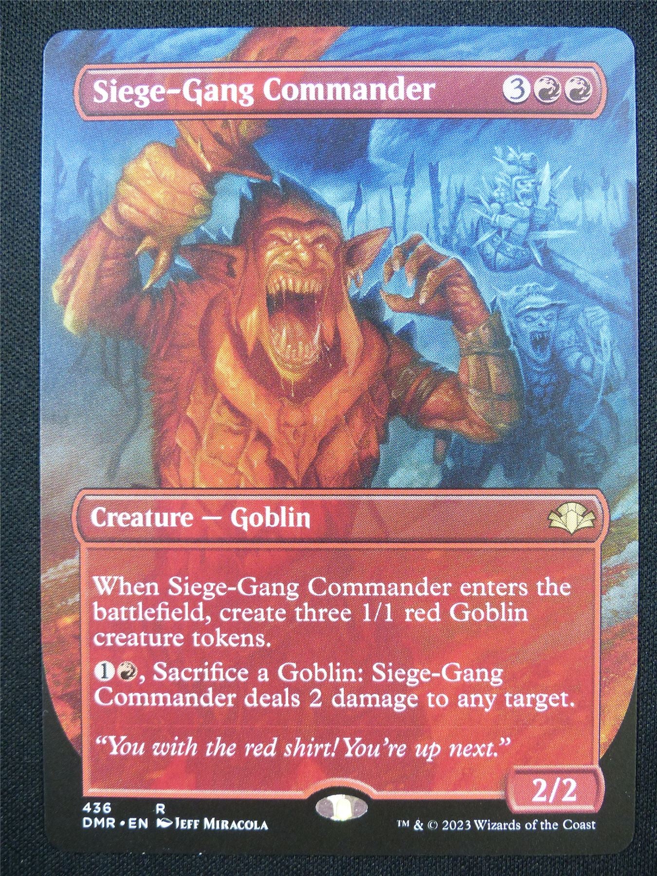 Siege-Gang Commander Borderless - DMR - Mtg Card #147