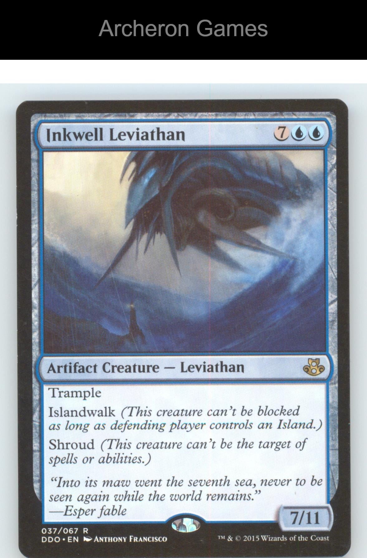 Inkwell Leviathan EVK 37 R MTG Card Duel Decks: Elspeth vs. Kiora