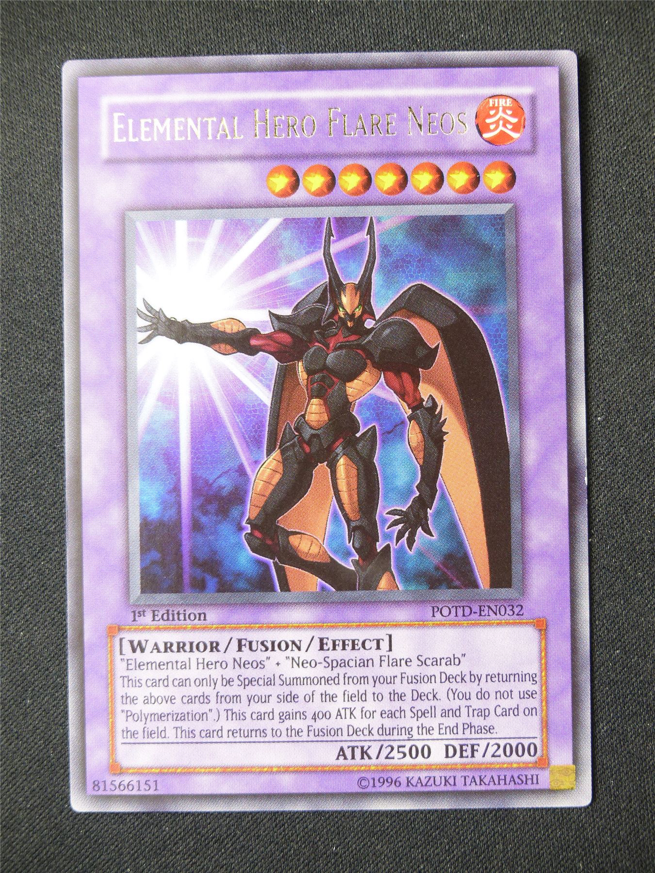 Elemental Hero Flare Neos POTD Ultra Rare - 1st ed Yugioh Card #1U7