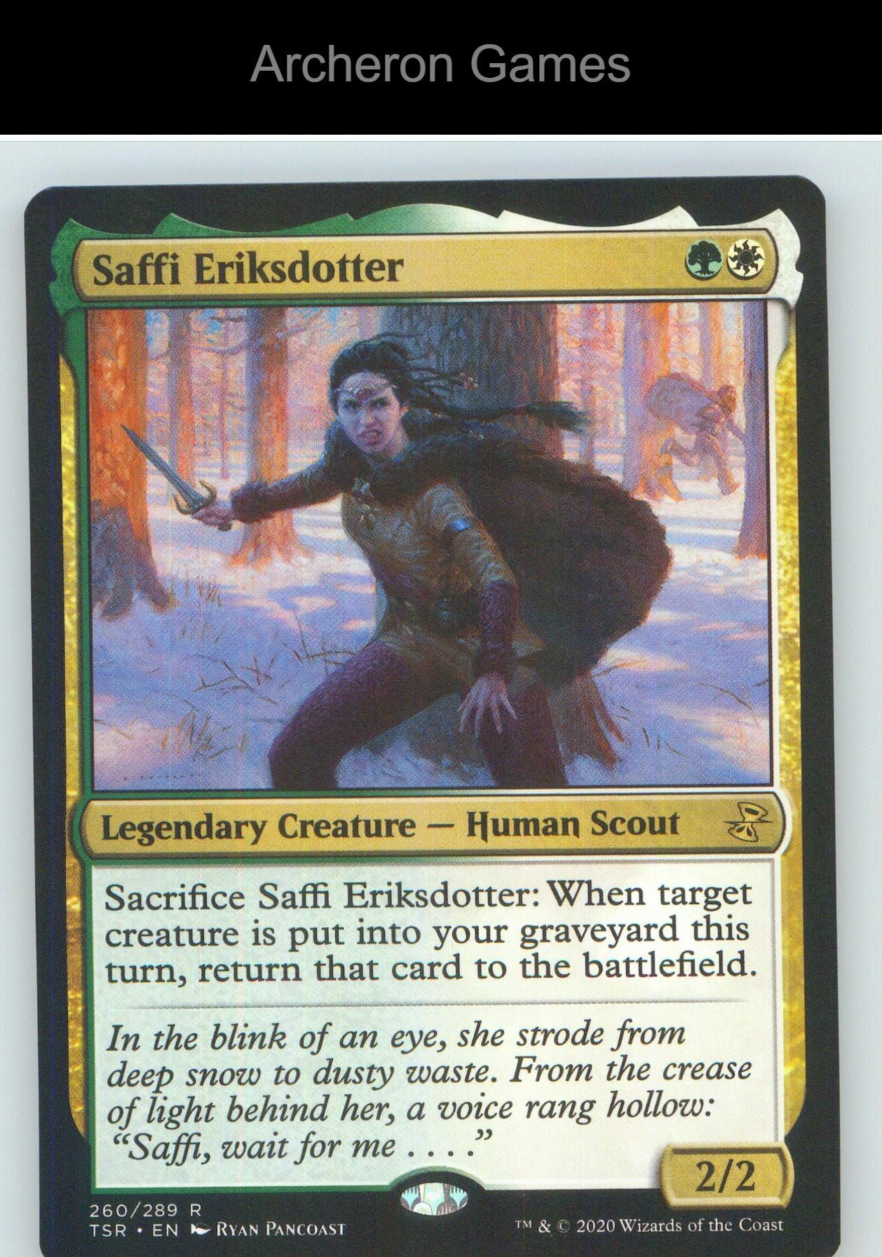 Saffi Eriksdotter TSR 260 R MTG Card NM/EX+