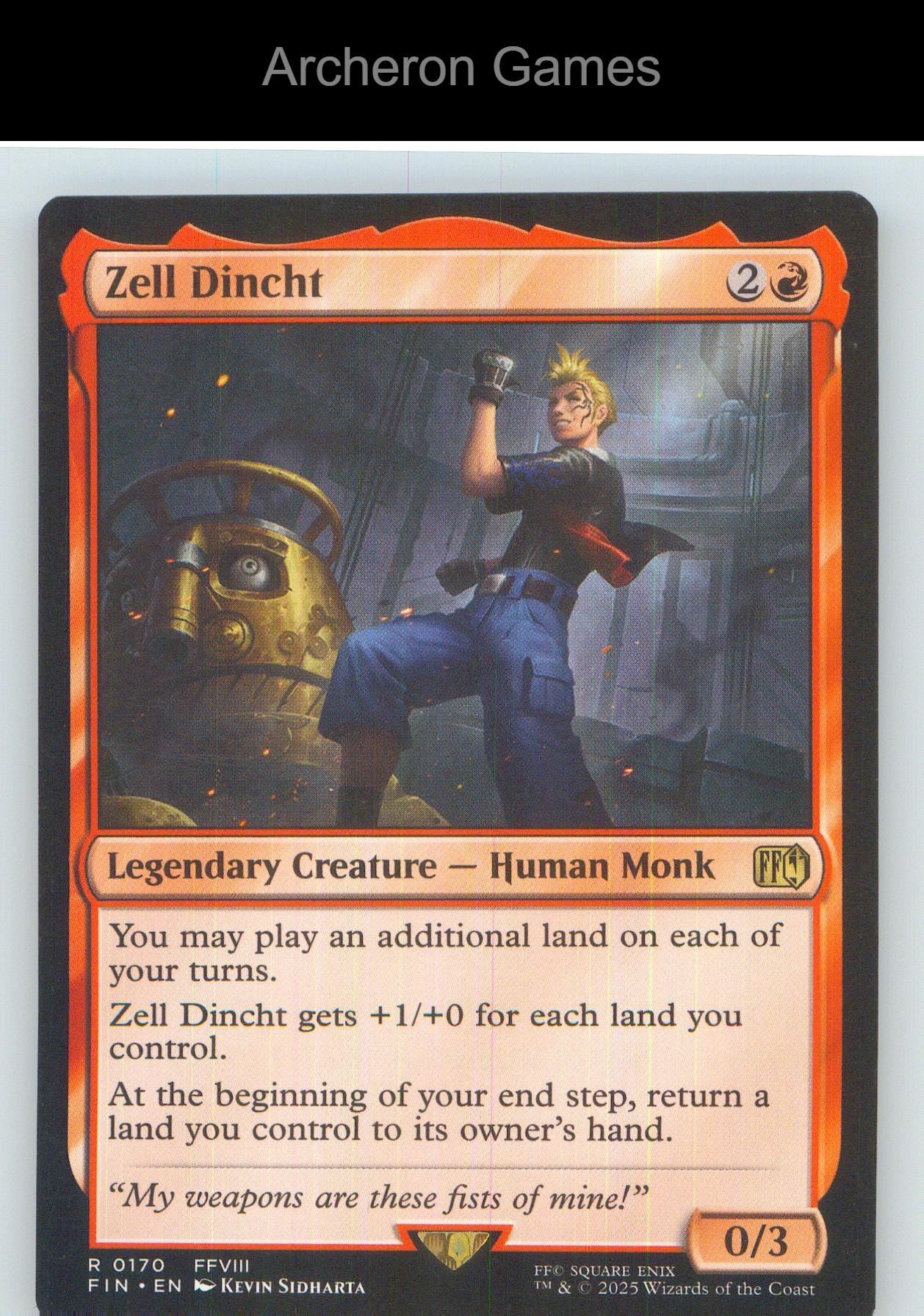 Zell Dincht FIN 170 R MTG Card NM/EX+