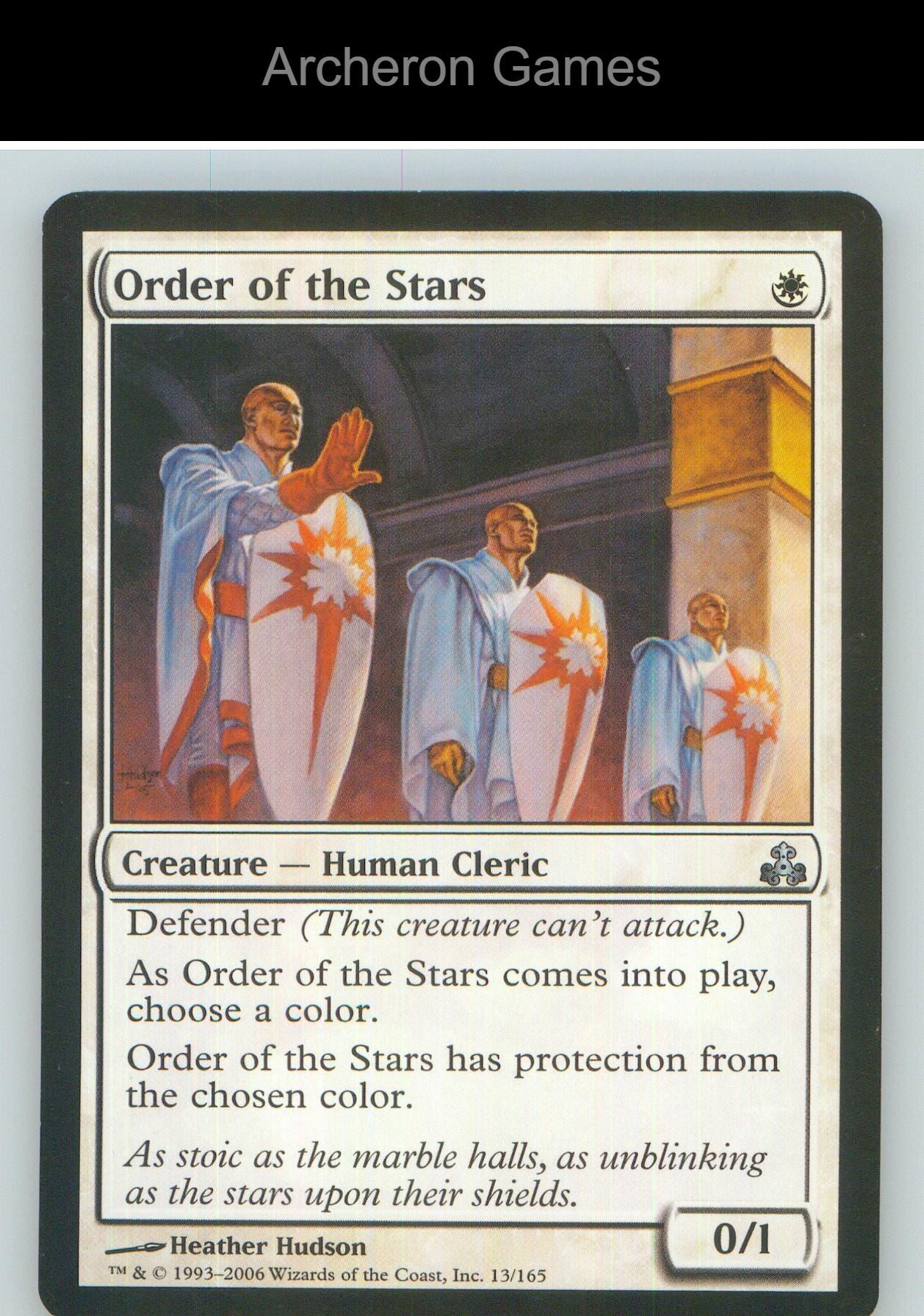 Order of the Stars GPT 13 UC MTG Card NM/EX+