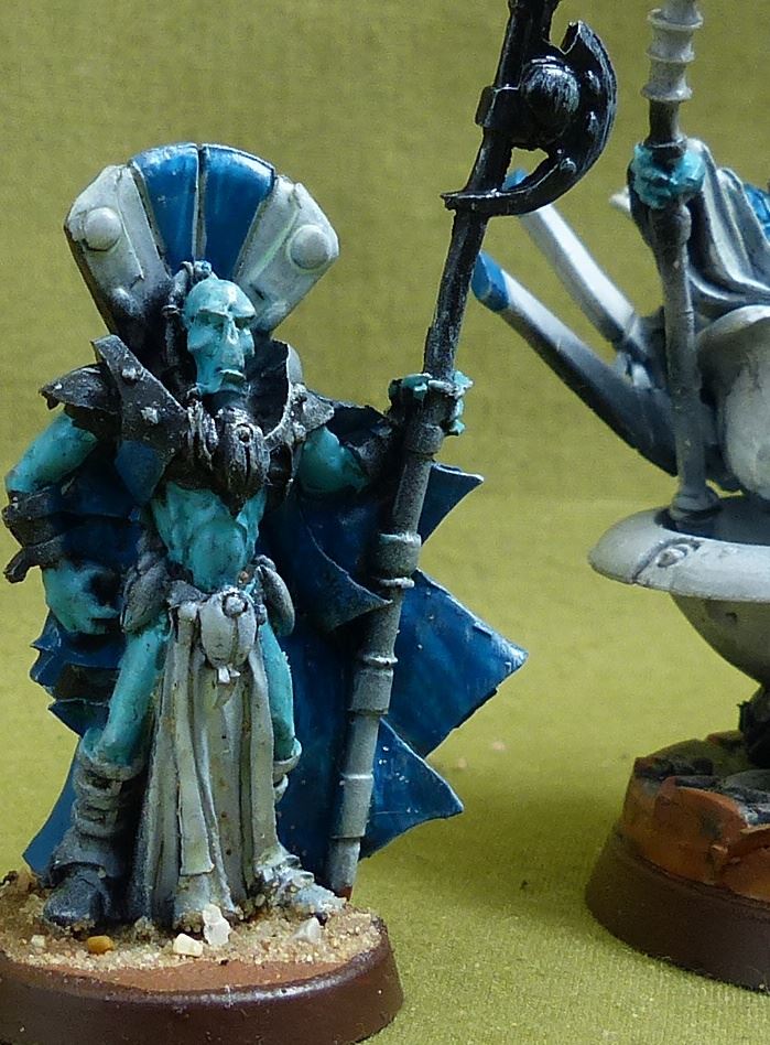 Aun�va Master Of The Undying Spirit With Guards OOP painted - Tau Empire - Warhammer 40K #2YL