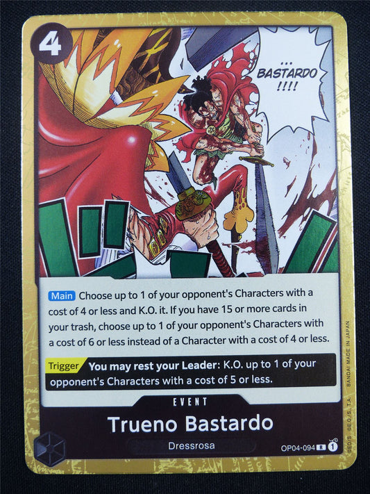 Trueno Bastardo OP04-094 R - One Piece Card #1VT